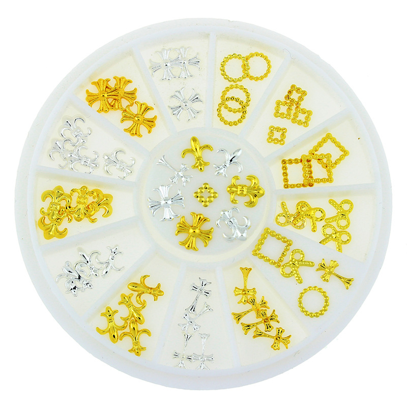 Japanese Gold Sliver Rivet Nail Decoration