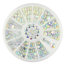 Mixed Shape AB Color Acrylic Nail Rhinestone