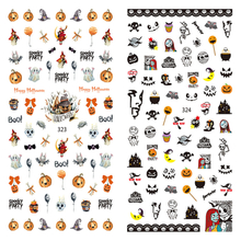 LY323-324 Thin 3D Halloween Nail Art Sticker