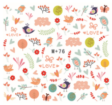 M+ Series Water Nail Sticker 