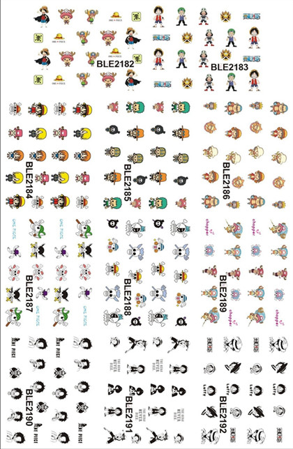 Cartoon Water Nail Sticker Nail Decal