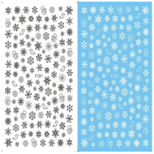 F281 DIY Design 3D Self Adhesive Christmas Nail Art Sticker