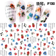 F130 DIY Design 3D Self Adhesive Flower Nail Art Sticker