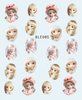 Flower Cartoon Water Nail Sticker(small)