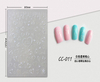 CC-011 3D White Transparent Heart Nail Sticker