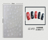 CC-013 3D White Transparent Daisy Nail Sticker