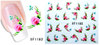 XF1181-1186 Flower Water Nail Sticker