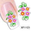 XF1121-1126 Flower Water Nail Sticker
