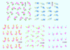 Flower Feather Water Nail Sticker(small)