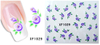 XF1025-1030 Flower Water Nail Sticker