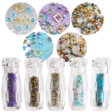 Mixed Nail Decoration in Small Bottle 
