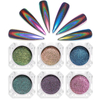 Laser Peacock Powder Rainbow Colorful Nail Glitter Powder