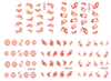 Cute Cartoon Water Nail Sticker