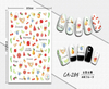 CA-284 3D Watercolor Fruit Nail Sticker