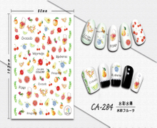 CA-284 3D Watercolor Fruit Nail Sticker