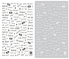 CB-003 3D Words Nail Sticker