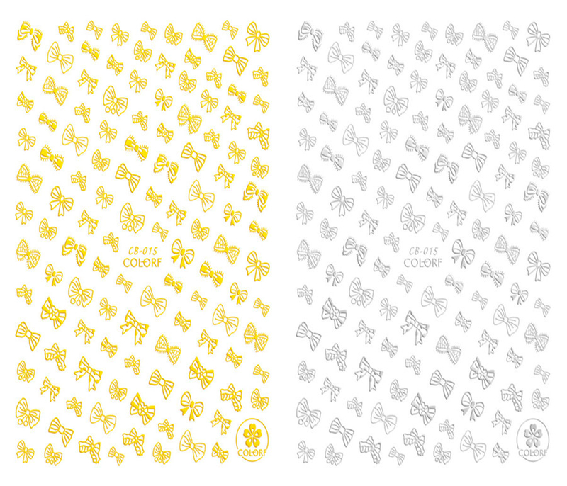 CB-015 3D Bow-knot Nail Art Sticker