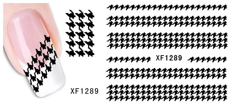 XF1289-1294 Water Nail Sticker