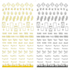 F463 DIY Design 3D Self Adhesive Words Nail Art Sticker