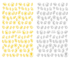 CB-055 3D Flowers Nail Art Sticker