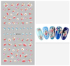 MT039-046 3D Flower Series Nail Art Sticker