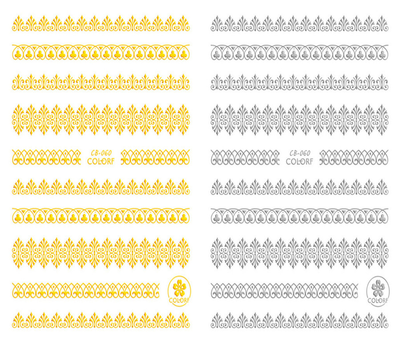 CB-060 3D Lace Self Adhesive Nail Art Sticker