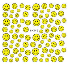 M+346-353 Emoji And Cartoon Water Nail Sticker 