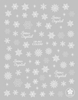 CB-065 3D Snowflake Christmas Nail Sticker