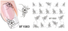 XF1579-1586 Popular Water Nail Sticker
