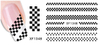 XF1343-1348 Lace Water Nail Sticker