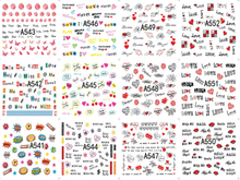 A541-552 Fashion Water Nail Sticker