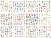 A1405-1416 Drink Water Nail Sticker