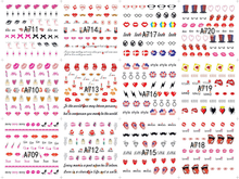 A709-720 Lip Water Nail Sticker