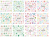 A1225-1236 Plant Water Nail Sticker