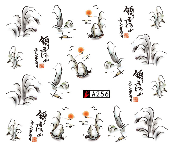 A253-258 Water Nail Sticker