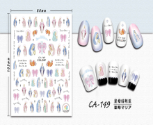 CA-149 3D Virgin Mary Nail Sticker