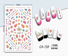 CA-158 3D Personalized Embroidery Nail Sticker