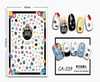 CA-339 3D Flower Taro Nail Sticker