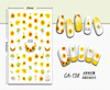 CA-138 3D Sunflower Nail Sticker