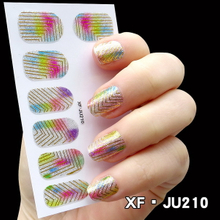 JU210 Full Cover Nail Polish Sticker 