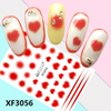 XF3056 3D Self Adhesive Heart Nail Sticker 