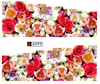 A097-102 Flower Water Nail Sticker