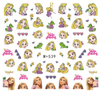 M+538-543 Princess Water Nail Sticker 