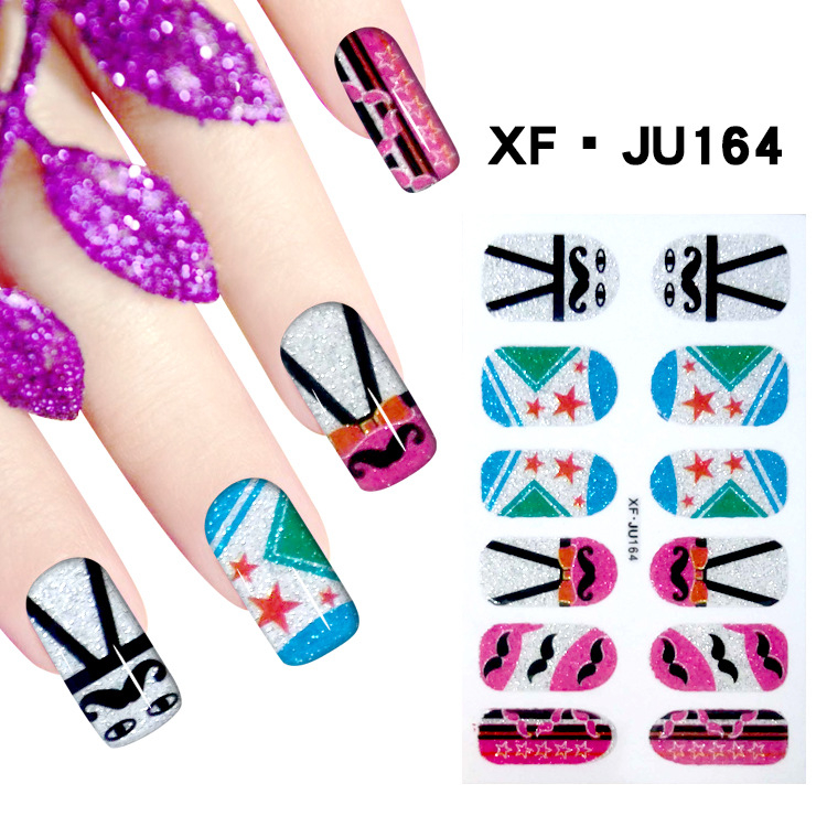JU164 Full Cover Nail Polish Sticker 