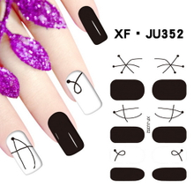JU352 Full Cover Nail Polish Sticker 