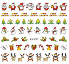 M+531-537 Christmas Water Nail Sticker 
