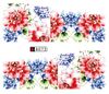 A073-078 Flower Water Nail Sticker