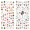 LY087-088 Thin 3D Christmas And Halloween Nail Art Sticker