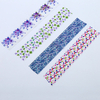 Nail Beautiful Flower Transfer Foil Sticker Set