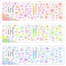 HOT055-057 Four-leaf Clover Water Nail Sticker